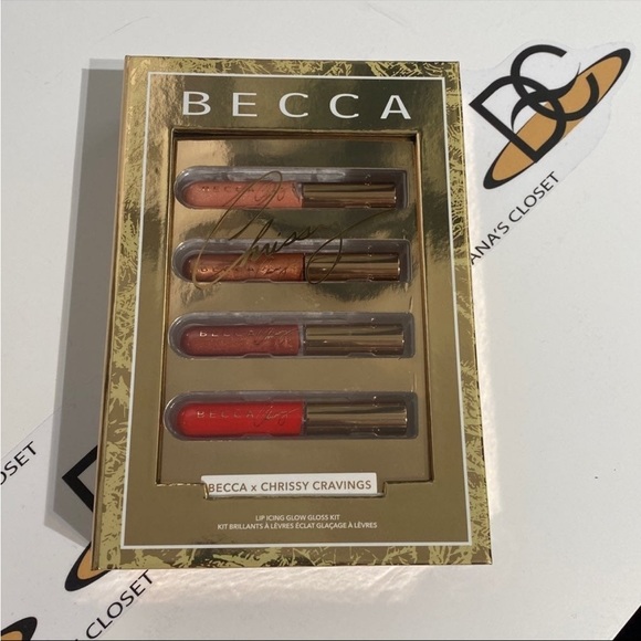 Becca x Chrissy Cravings Lip Icing Glow Gloss Kit - Picture 2 of 6